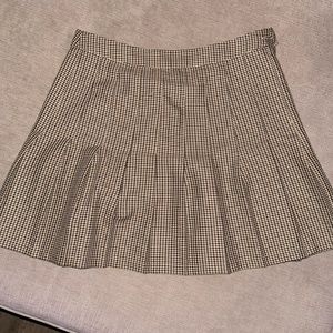 Plaid mini skirt